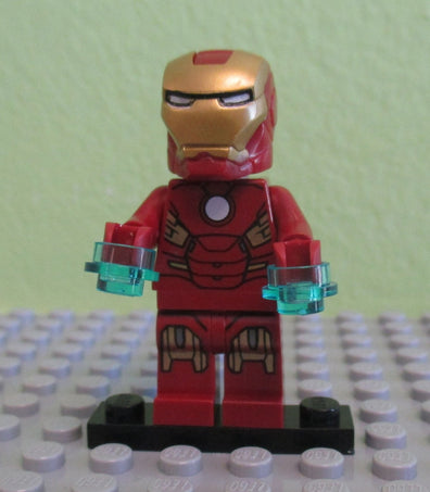 LEGO Minifigure-Iron Man with Circle on Chest-Super Heroes / Avengers-SH036-Creative Brick Builders